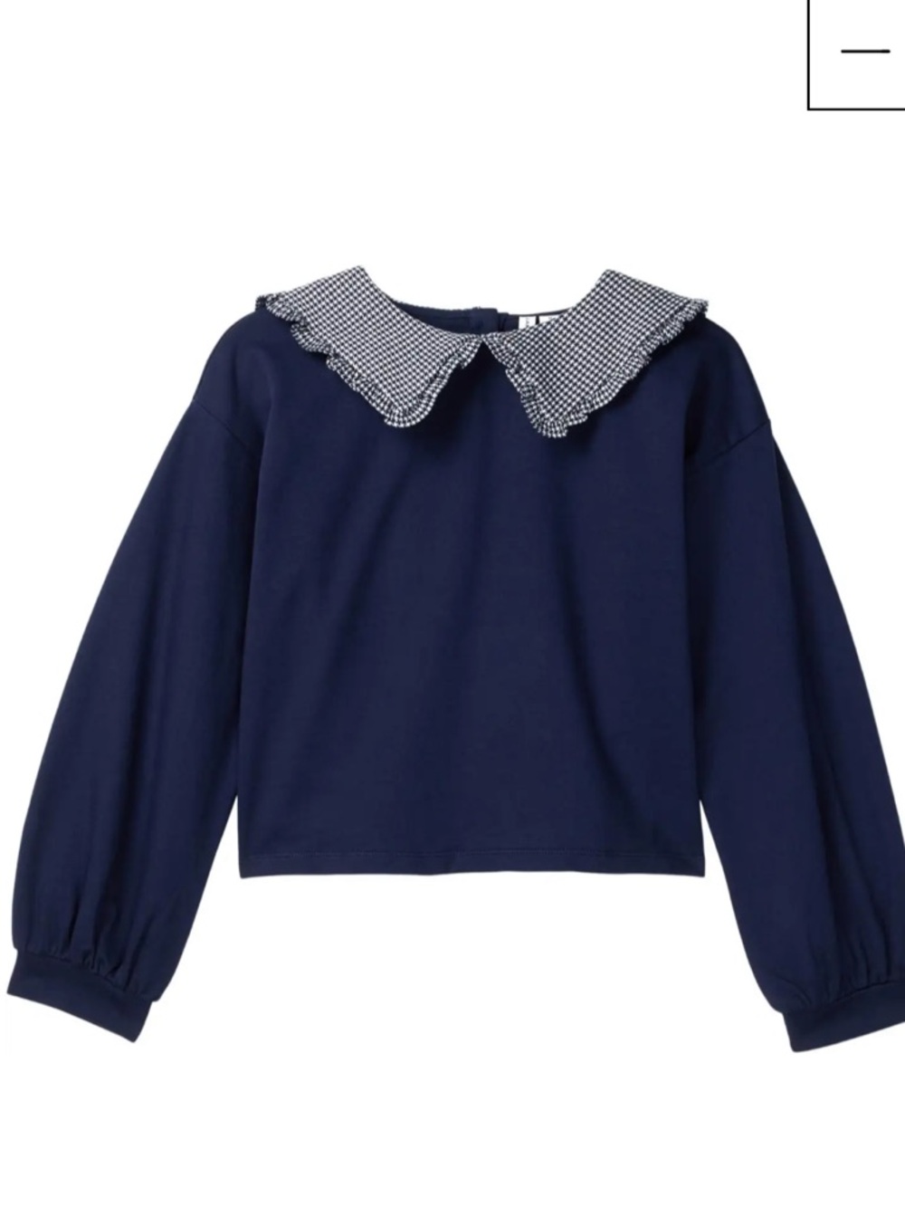 Janie and Jack Herringbone Collar Sweat Shirt- Size 2T NWT
